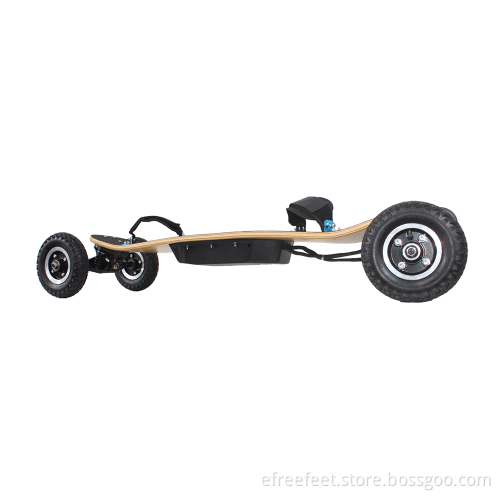 2017 Wholesale 1650w 4 wheel 5-ply Bamboo longboard 10 inch hoverboard electric skateboard